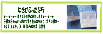 ミニぬりえ絵本・ゆきがふったなら
